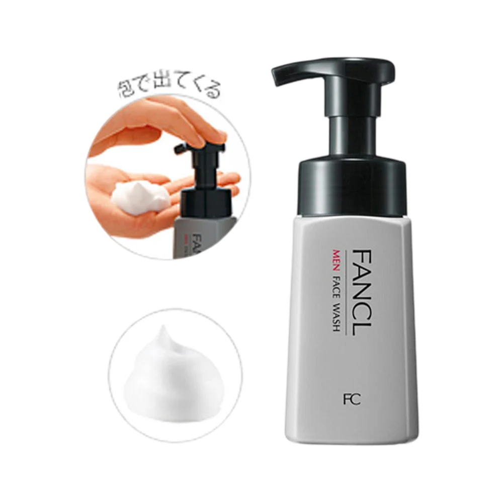 FANCL Men Foaming Face Wash 180ml – Shaving Foam - Image 2