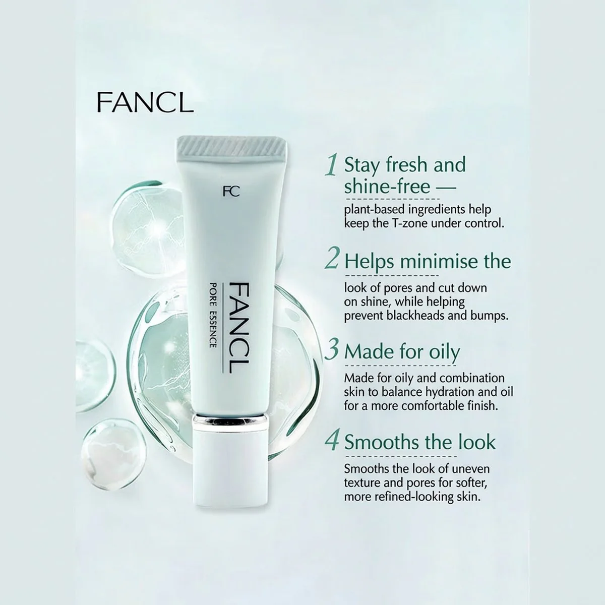 FANCL Pore Essence T-Zone Oil Control Serum 8g - Image 3