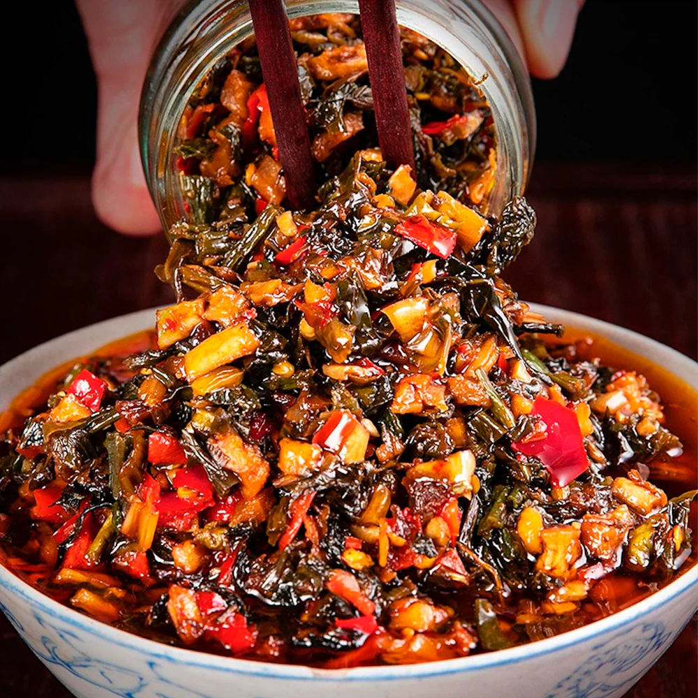 Fanpi Brothers Preserved Vegetables with Camellia Oil - 240g - Image 3