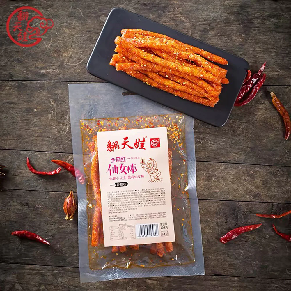Fantianwa Spicy Fairy Stick Snack - 113g - Image 2