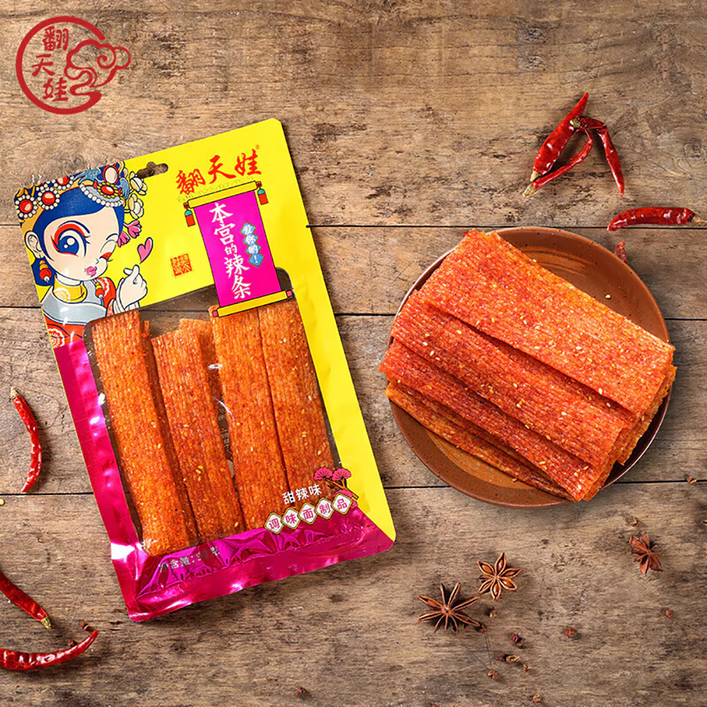 Fantianwa Sweet and Spicy Latiao - 99g - Image 2