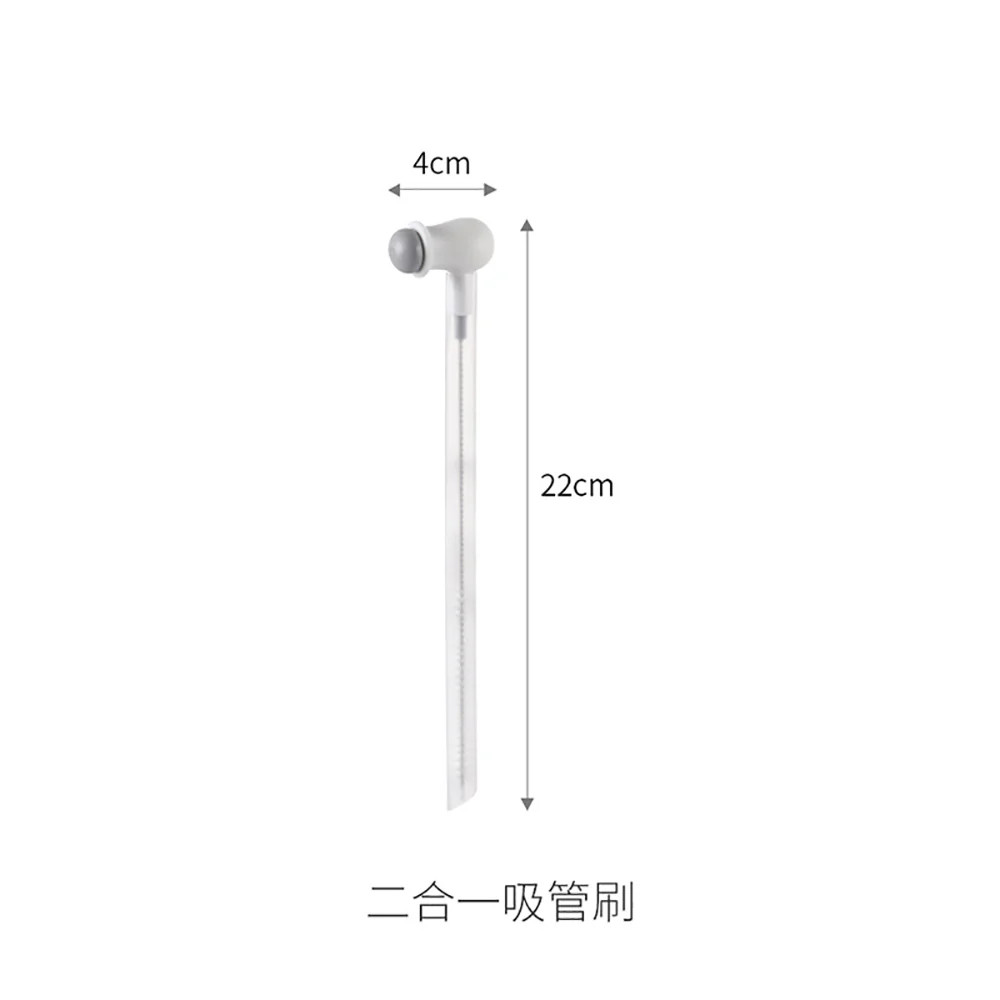 FaSoLa 2-in-1 Straw Cleaning Brush - White - Image 5