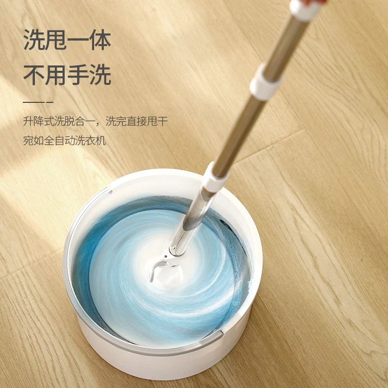 FaSoLa 2021 New Stainless Steel Spin Mop for Home Use - White - Image 2