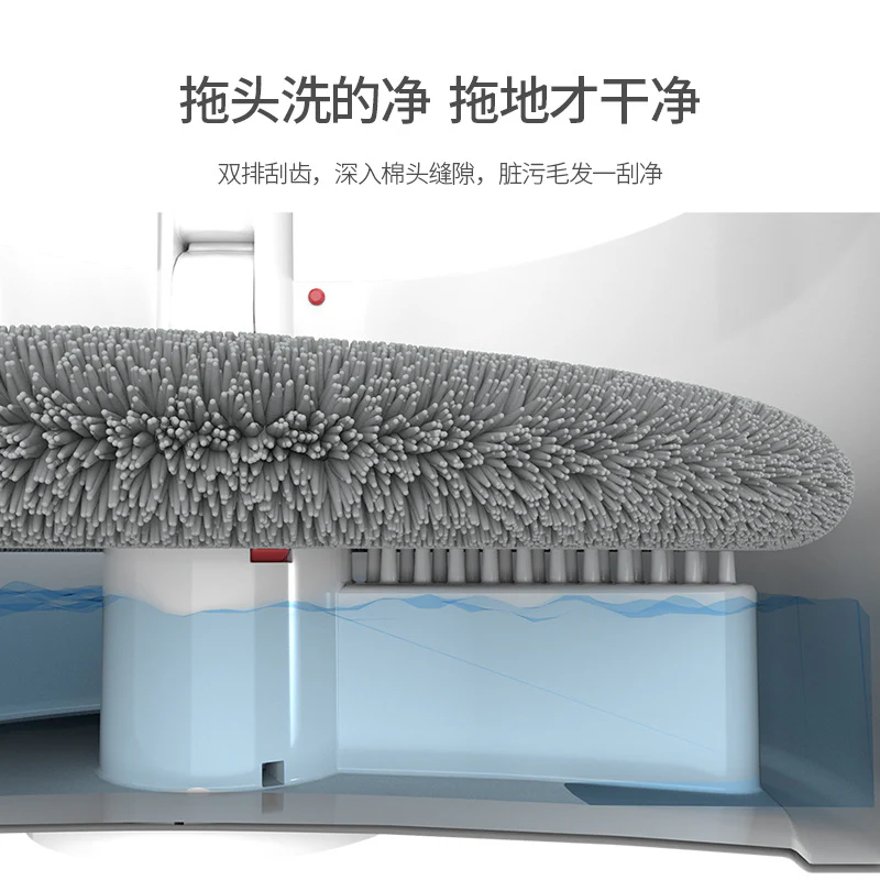 FaSoLa 2021 New Stainless Steel Spin Mop for Home Use - White - Image 4