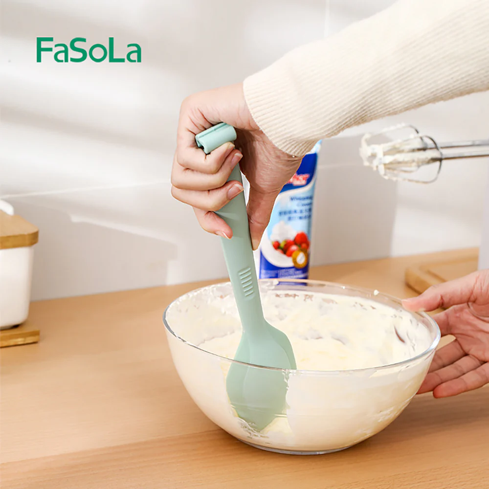 FaSoLa 3-in-1 Multi-Purpose Food Tongs - Olive Green - Image 3