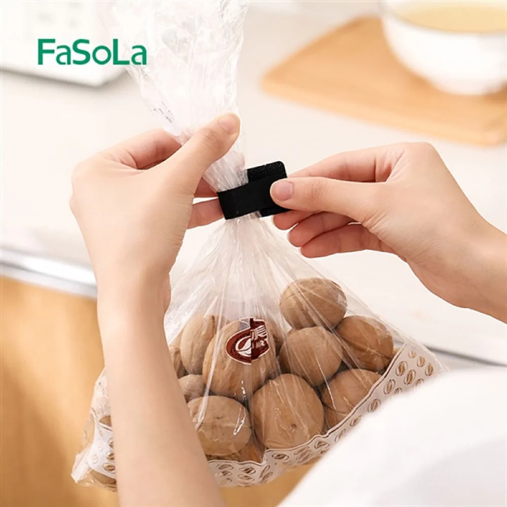 FaSoLa 3M Adhesive Hook and Loop Fasteners - 5 Rectangular & 5 Round Pieces - Image 3