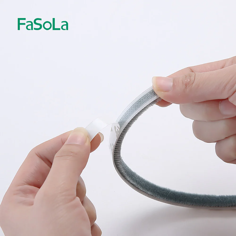 FaSoLa 3M Door and Window Sealing Strip - Grey, 5m - Image 2