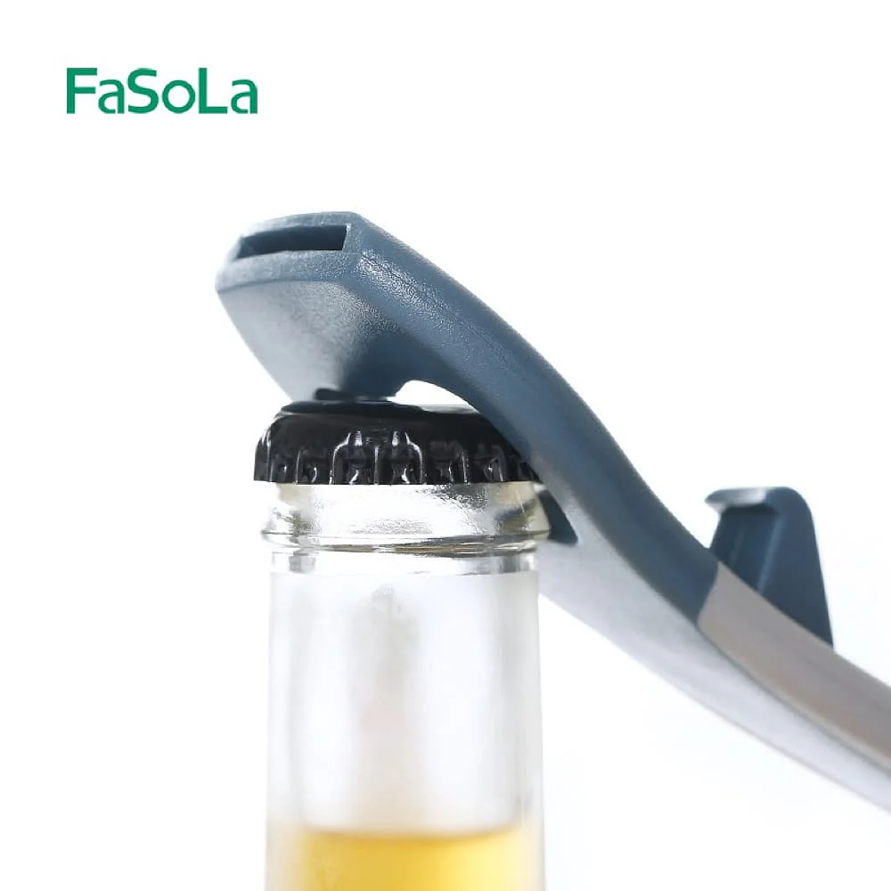 FaSoLa 4-in-1 Bottle Opener - Gray Blue, 14.6*4.4*2cm 1Piece - Image 4