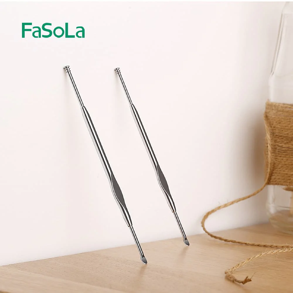 FaSoLa 430 Stainless Steel Dual-Head Ear Pick - 12cm - Image 2