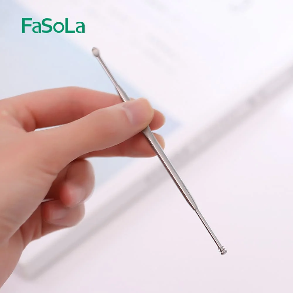 FaSoLa 430 Stainless Steel Dual-Head Ear Pick - 12cm - Image 5