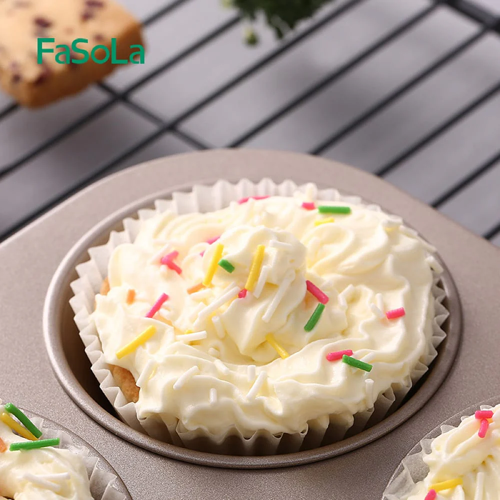 FaSoLa 6-Cup Muffin Pan - 289*195*30mm - Image 2
