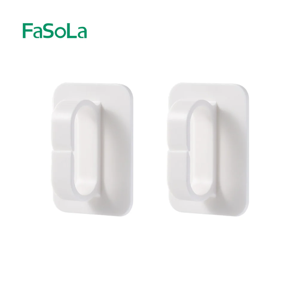 FaSoLa Adhesive Wall Hooks - White - Image 5