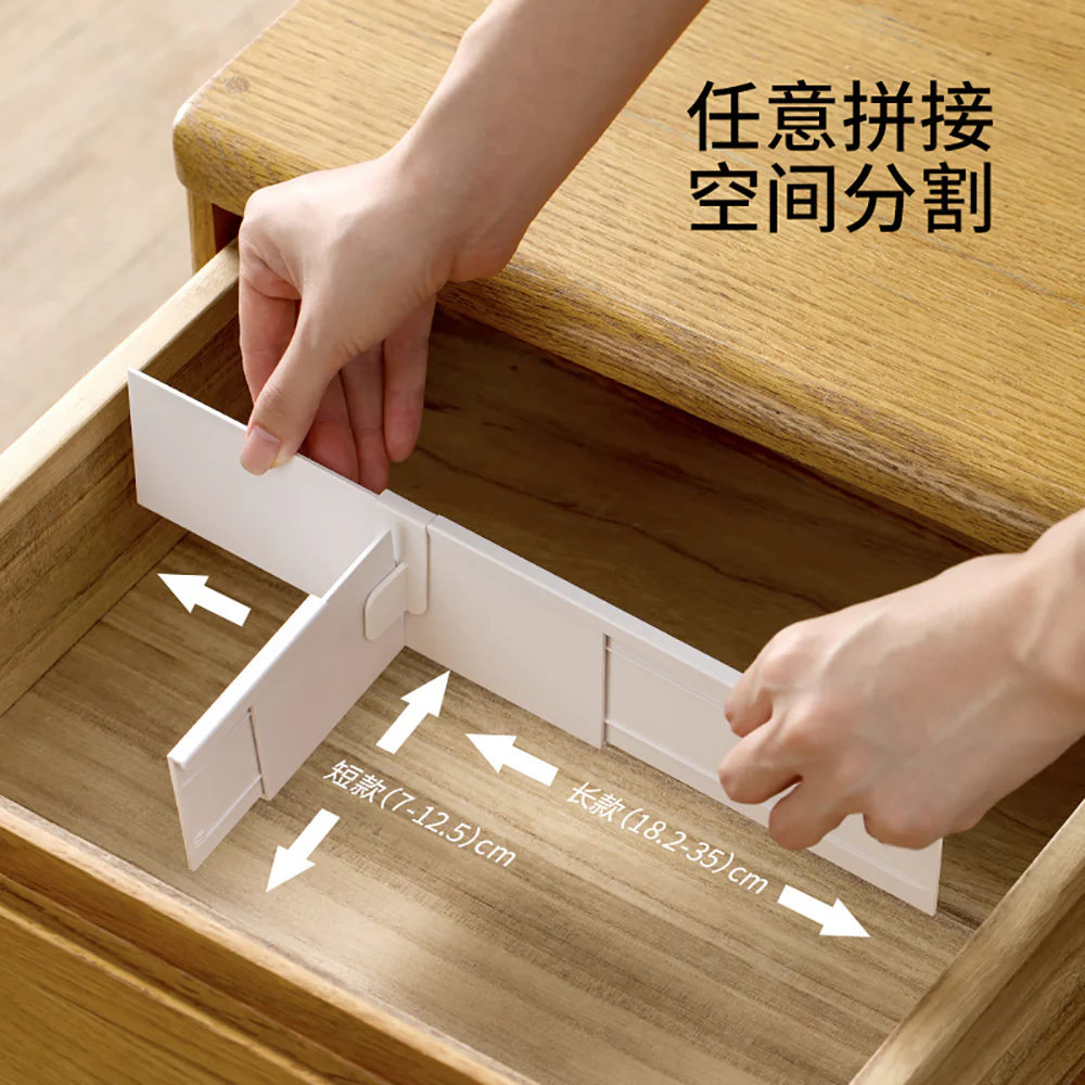 FaSoLa Adjustable Drawer Divider - White, Long - Image 2