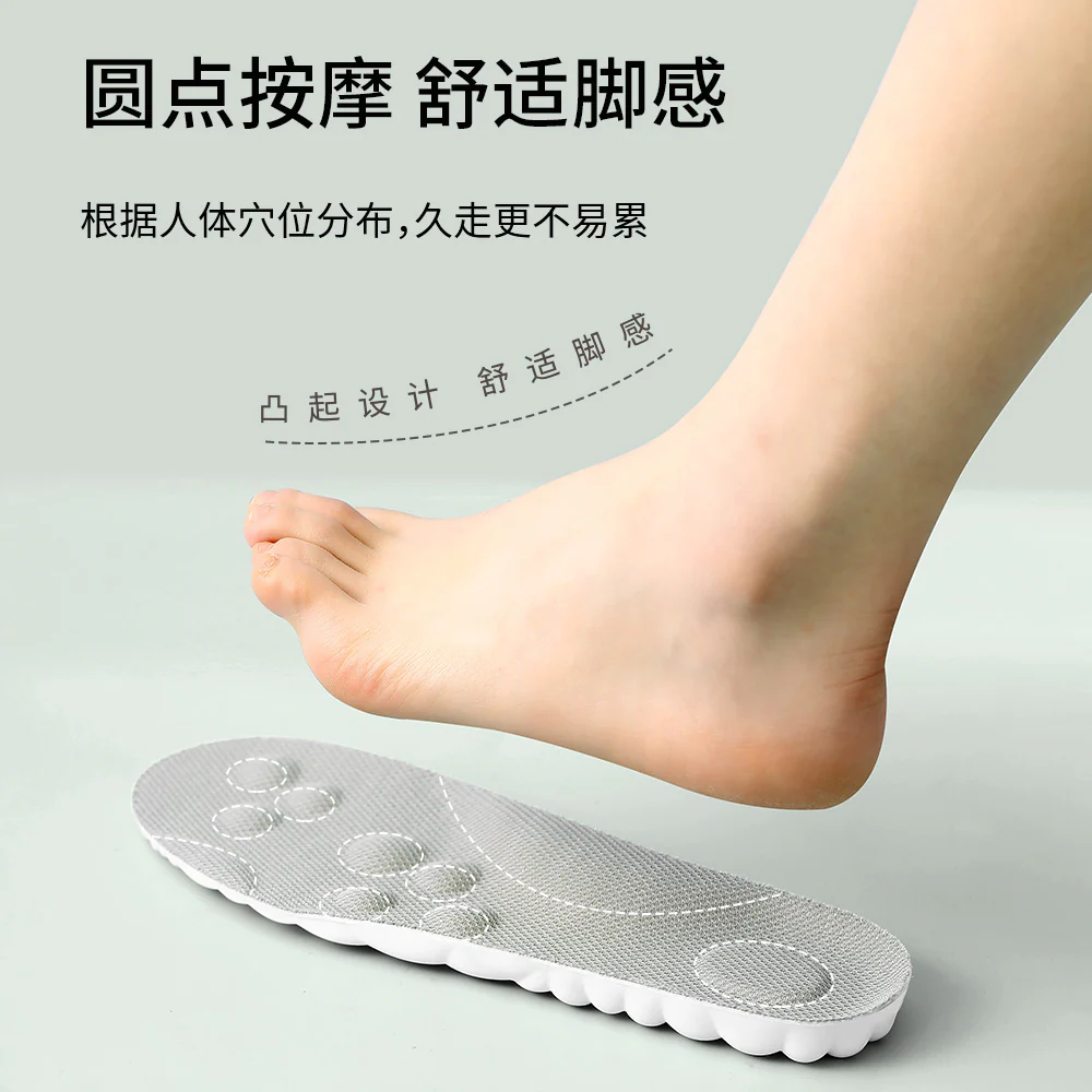 Fasola Adjustable Sports Insoles - Grey, Size 35-40 - Image 3