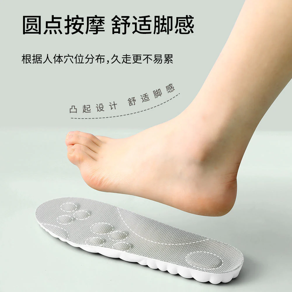 Fasola Adjustable Sports Insoles - Grey, Size 35-40 X3 - Image 3