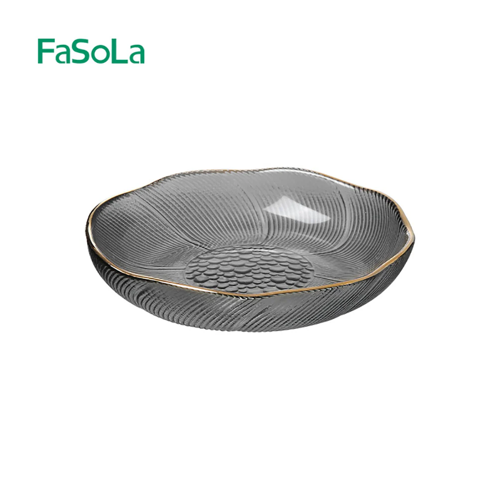 FaSoLa Alice Vintage Tray 6-Inch Plate - Smoke Gray - Image 4