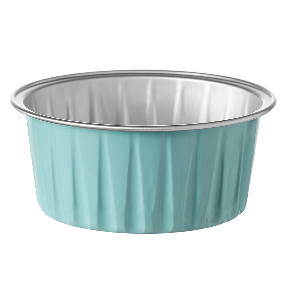 FaSoLa Aluminum Foil Bowls - Light Blue, Pack of 15 - Image 5