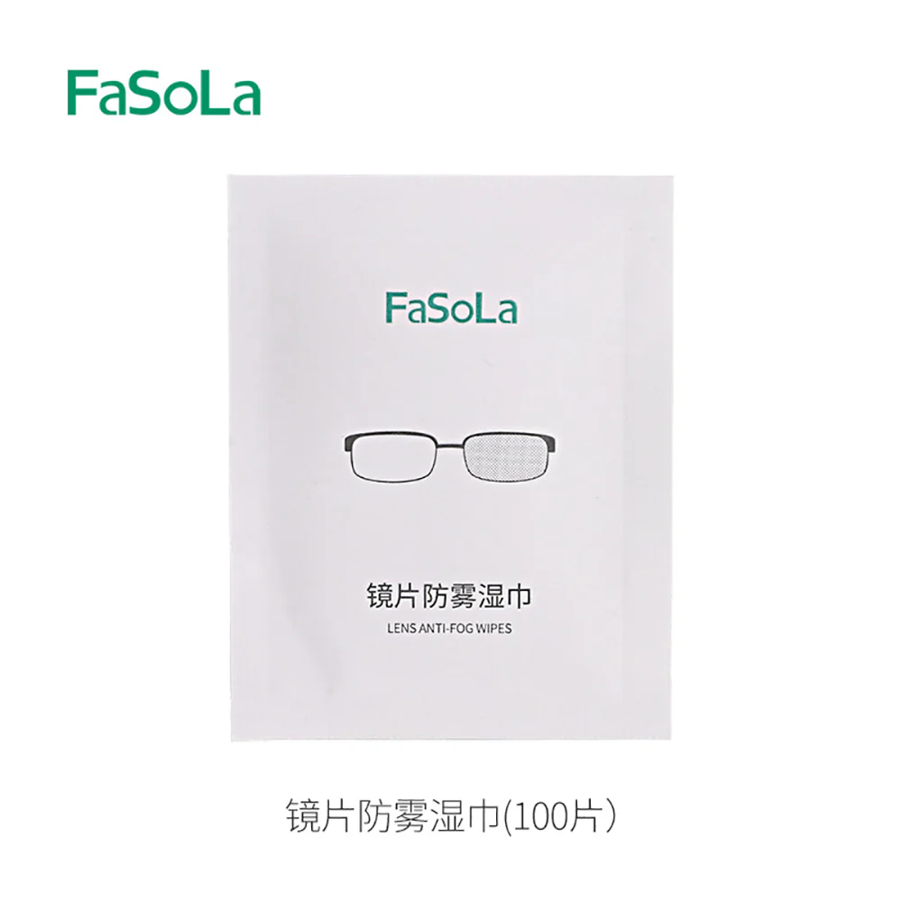 FaSoLa Anti-Fog Lens Wipes - 100 Pieces - Image 5