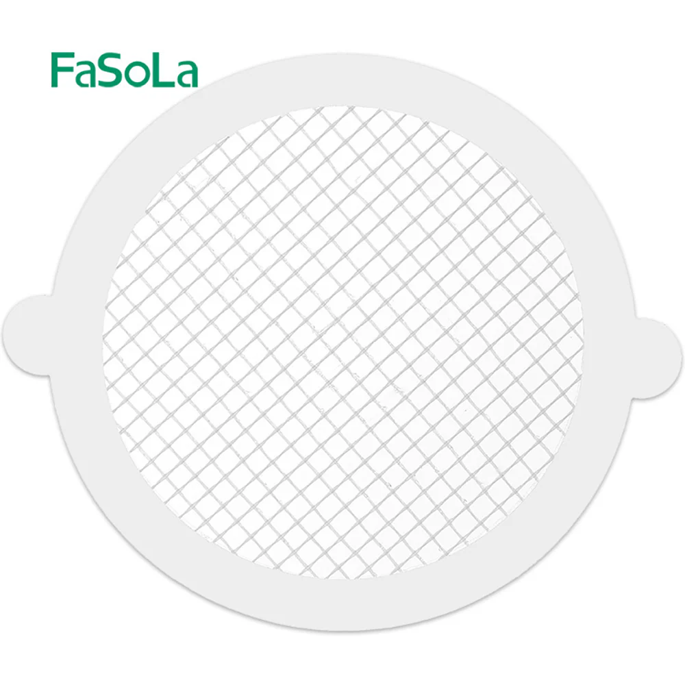 FaSoLa Anti-Insect Drain Cover Stickers - White Round, 10 Pieces - Image 5