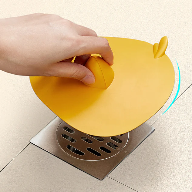 FaSoLa Anti-Odor Drain Cover - Yellow, 16.3*16.6cm - Image 3