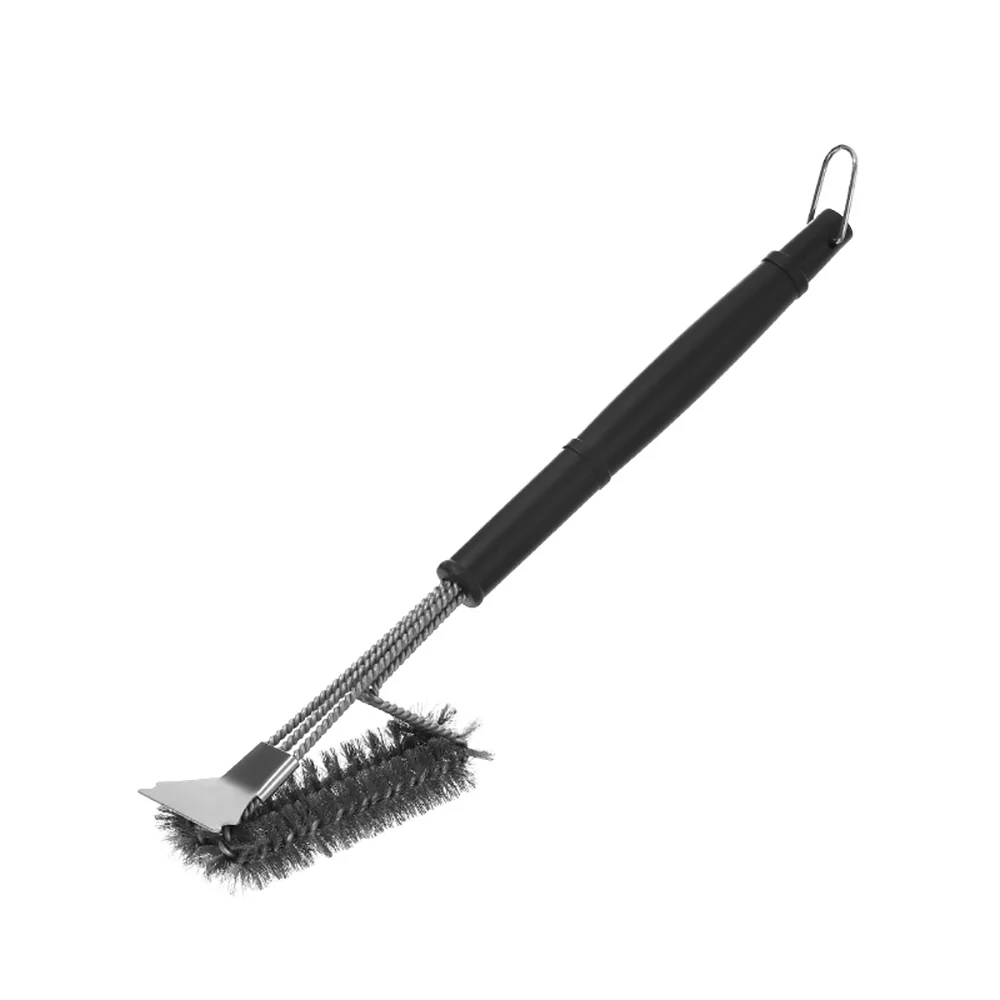 FaSoLa BBQ Grill Brush and Scraper - Black - Image 4
