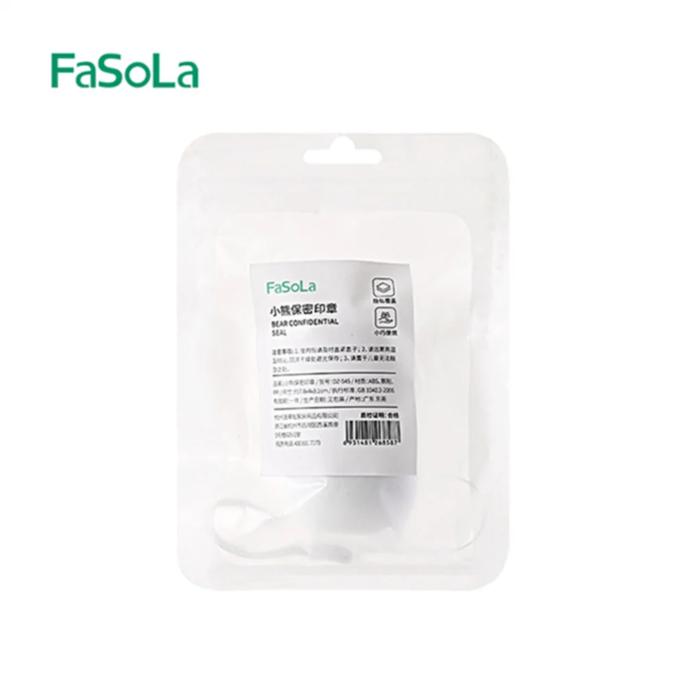 FaSoLa Bear Confidential Seal - White, 7.8*4*3.1cm - Image 4
