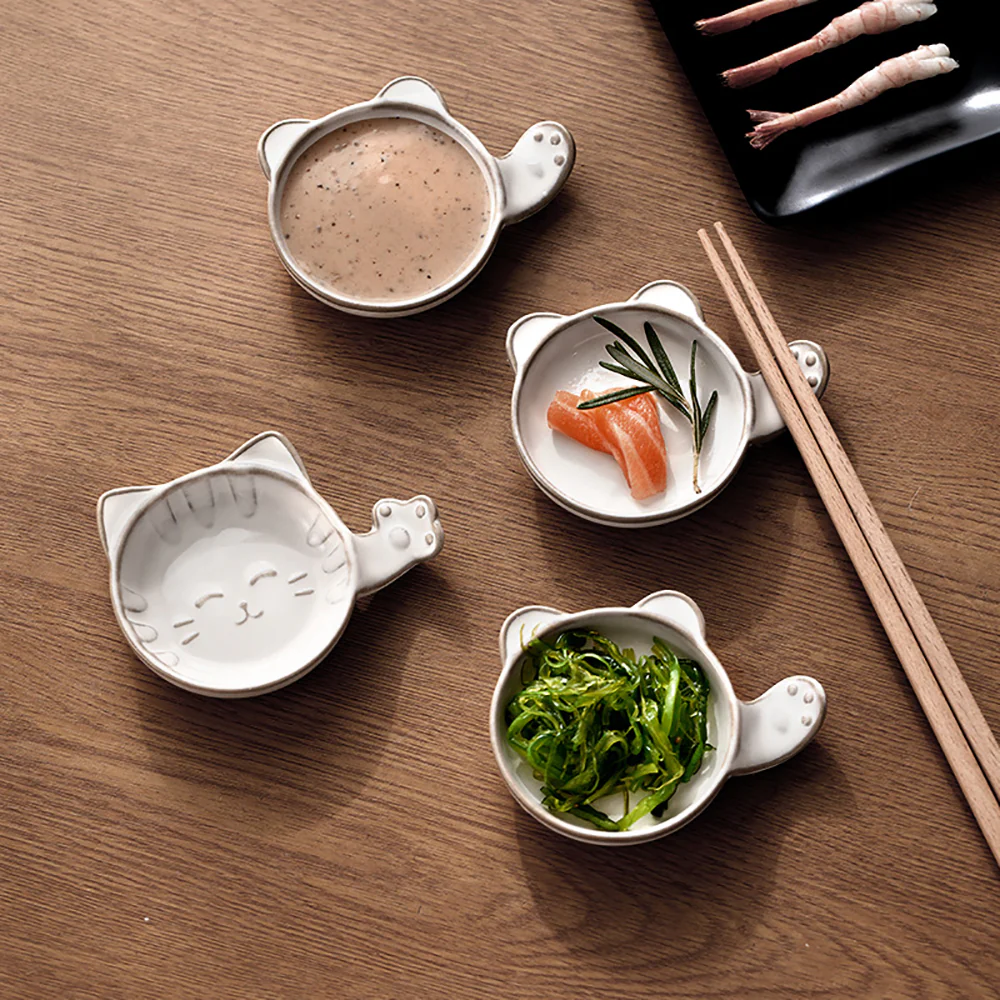 FaSoLa Bear-Shaped Soy Sauce Dish and Chopstick Rest - Image 3