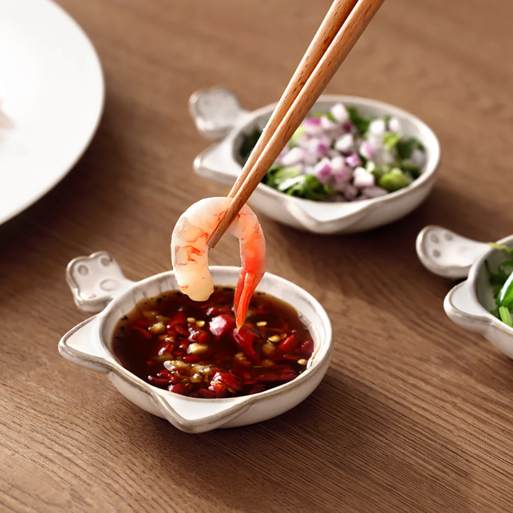 FaSoLa Bear-Shaped Soy Sauce Dish and Chopstick Rest - Image 4