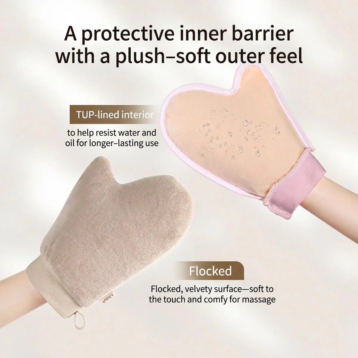 FaSoLa Body Lotion Glove - Pink - Image 2