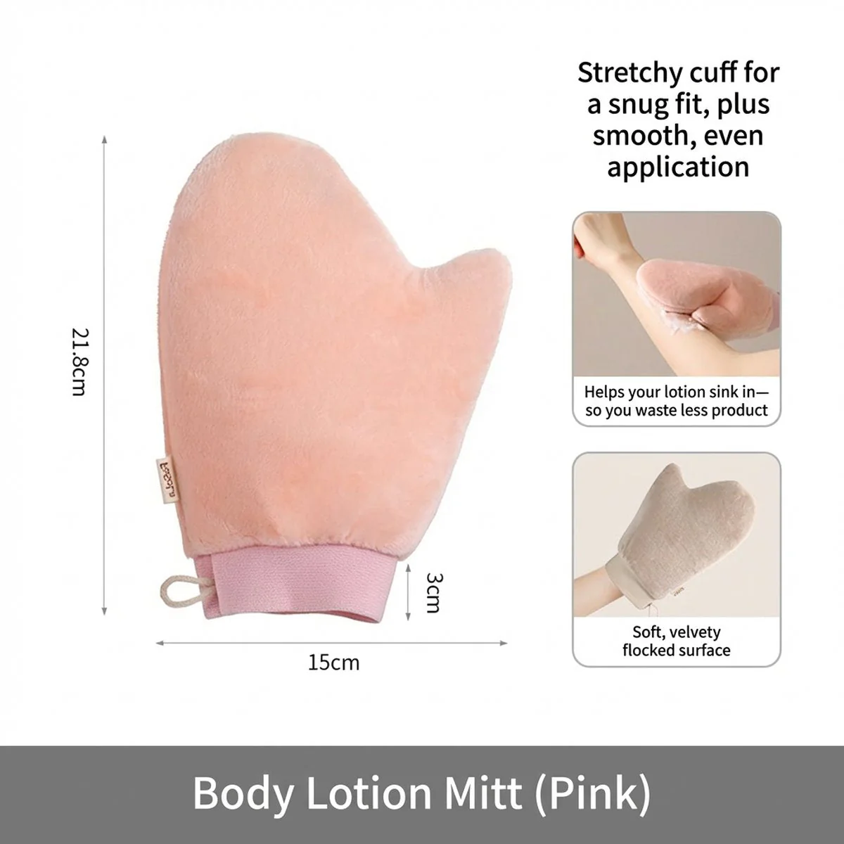 FaSoLa Body Lotion Glove - Pink - Image 3