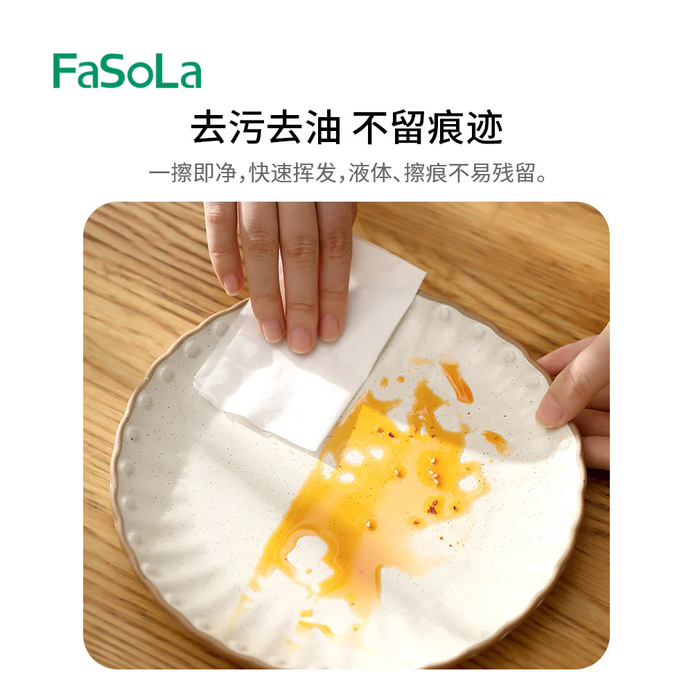 FaSoLa Bowl and Chopstick Cleaning Wipes - 30 Pieces - Image 4