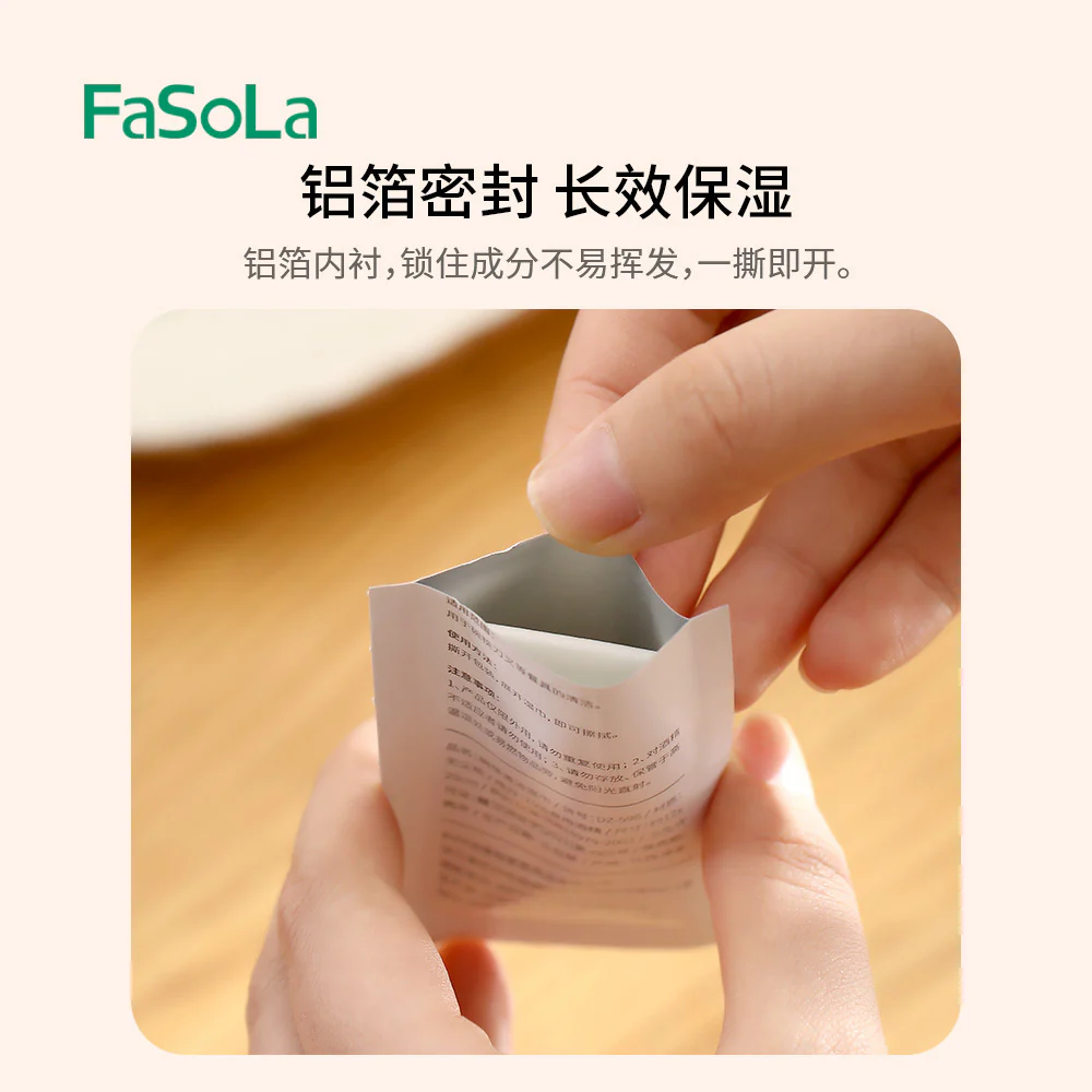 FaSoLa Bowl and Chopstick Cleaning Wipes - 30 Pieces - Image 5
