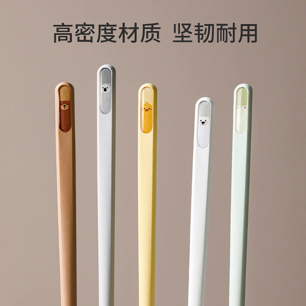 FaSoLa Cartoon Alloy Chopsticks - Mixed Colors, Set of 5 Pairs - Image 2