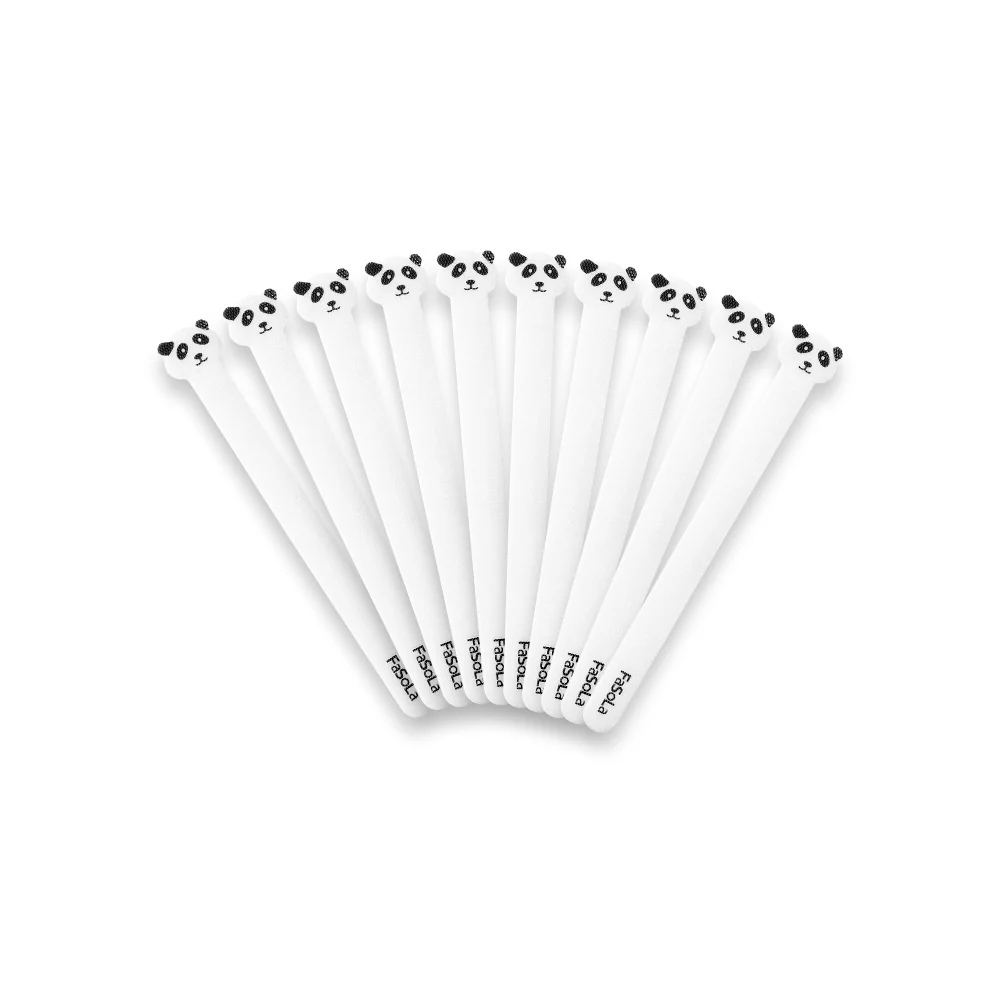 FaSoLa Cartoon Magic Cable Ties - White Panda, Pack of 10 - Image 5