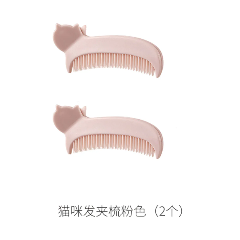 FaSola Cat Ear Root-Lifting Hair Clips – Pink, Set of 2 - Image 3