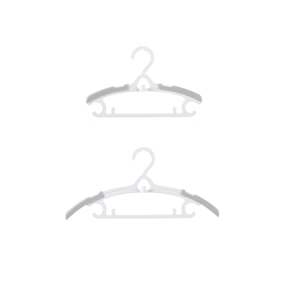FaSoLa Children's Adjustable Hangers - 5 Pieces, White - Image 5
