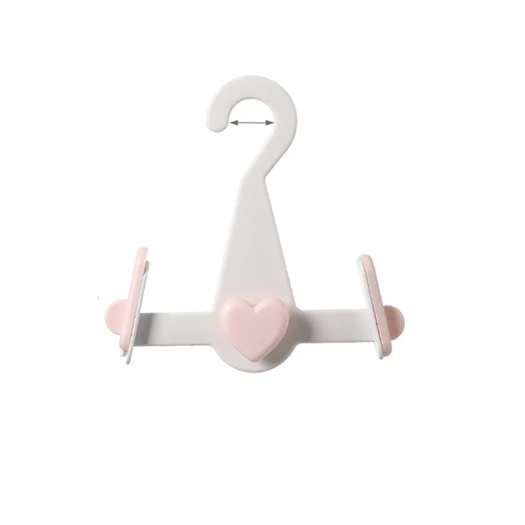 FaSoLa Children's Adjustable Shoe Drying Rack - White and Pink - Image 2