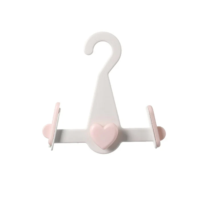 FaSoLa Children's Adjustable Shoe Drying Rack - White and Pink - Image 3