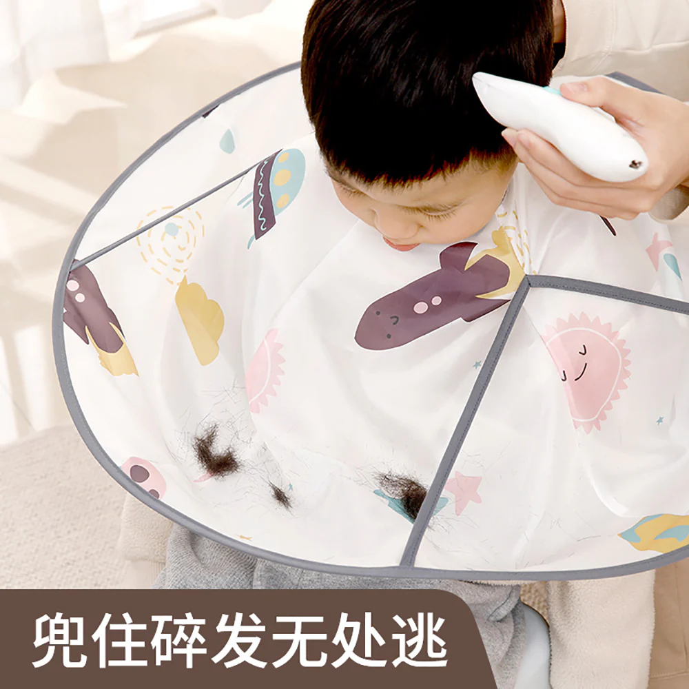FaSoLa Children's Haircut Cape - White - Image 3