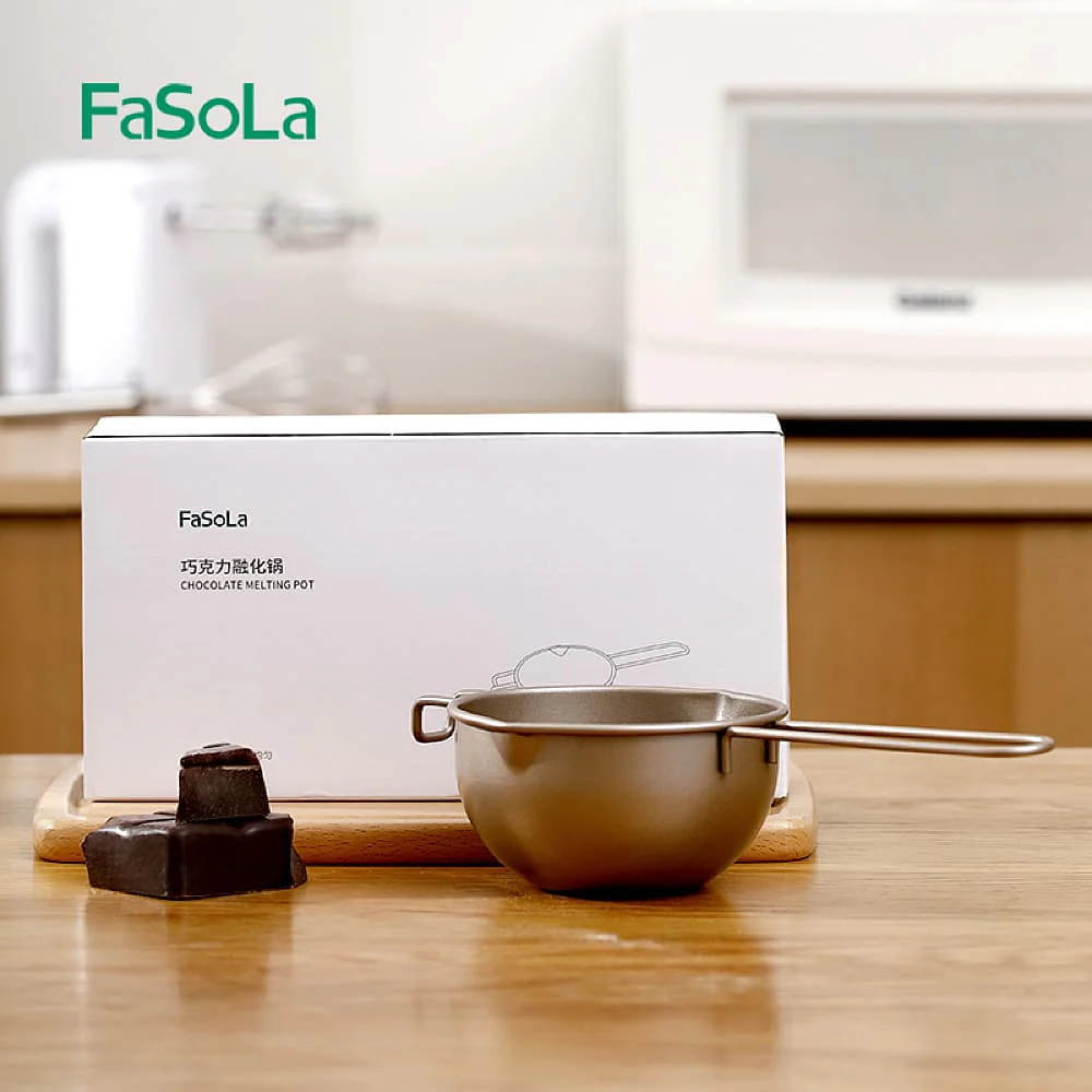 FaSoLa Chocolate Melting Pot - Champagne Gold, 25.7*12*6cm - Image 2