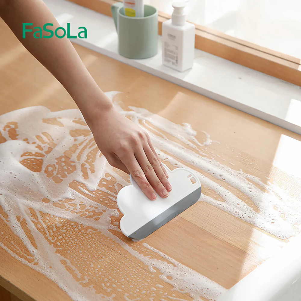 FaSoLa Cloud-Shaped Squeegee - White, 17x10cm - Image 3