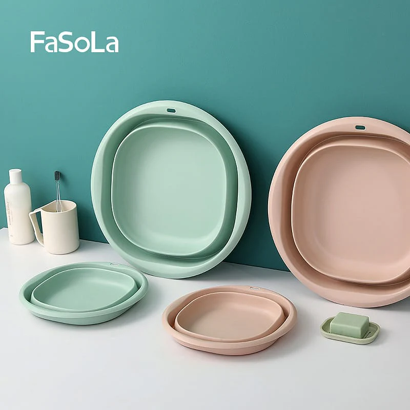 FaSoLa Collapsible Basin - Pink, Small, 26cm Diameter - Image 2