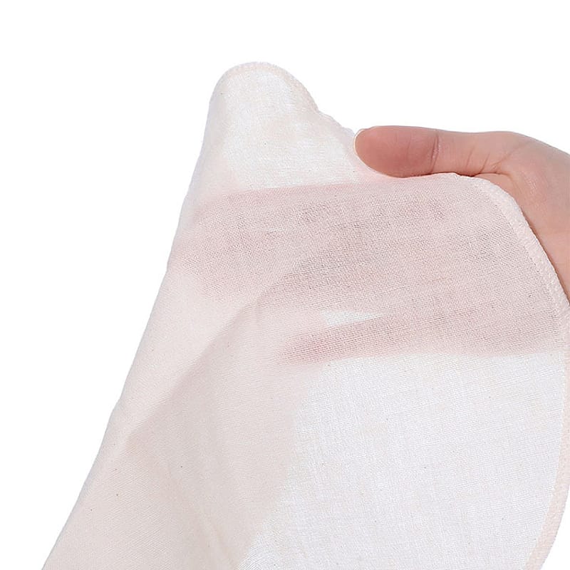 FaSoLa Cotton Steamer Cloth - Beige, 28cm Diameter, 5 Pieces - Image 5