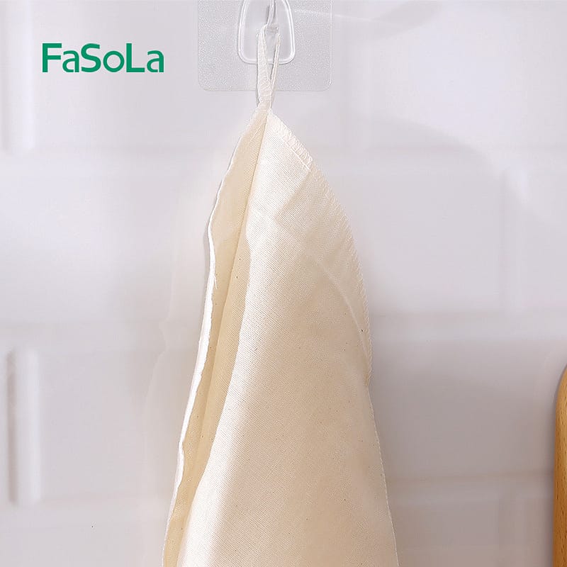FaSoLa Cotton Steamer Cloth - Beige, 32cm Diameter, 5 Pieces - Image 3