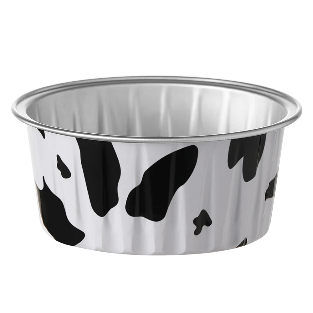 FaSoLa Cow Print Aluminum Foil Bowls - 15 Pieces - Image 5