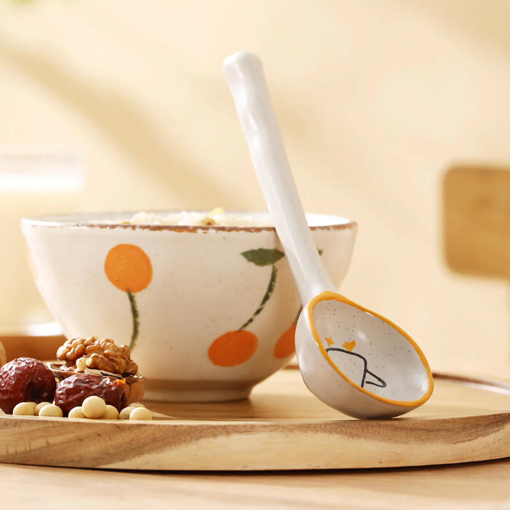 Fasola Creative Tulip Ceramic Spoon X2 - Image 4