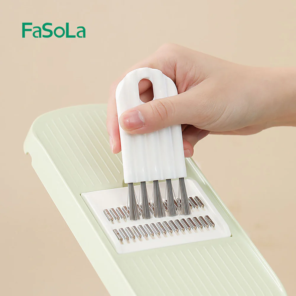 FaSoLa Curved Lid Brush - White, 10*4.5*0.7cm - Image 6