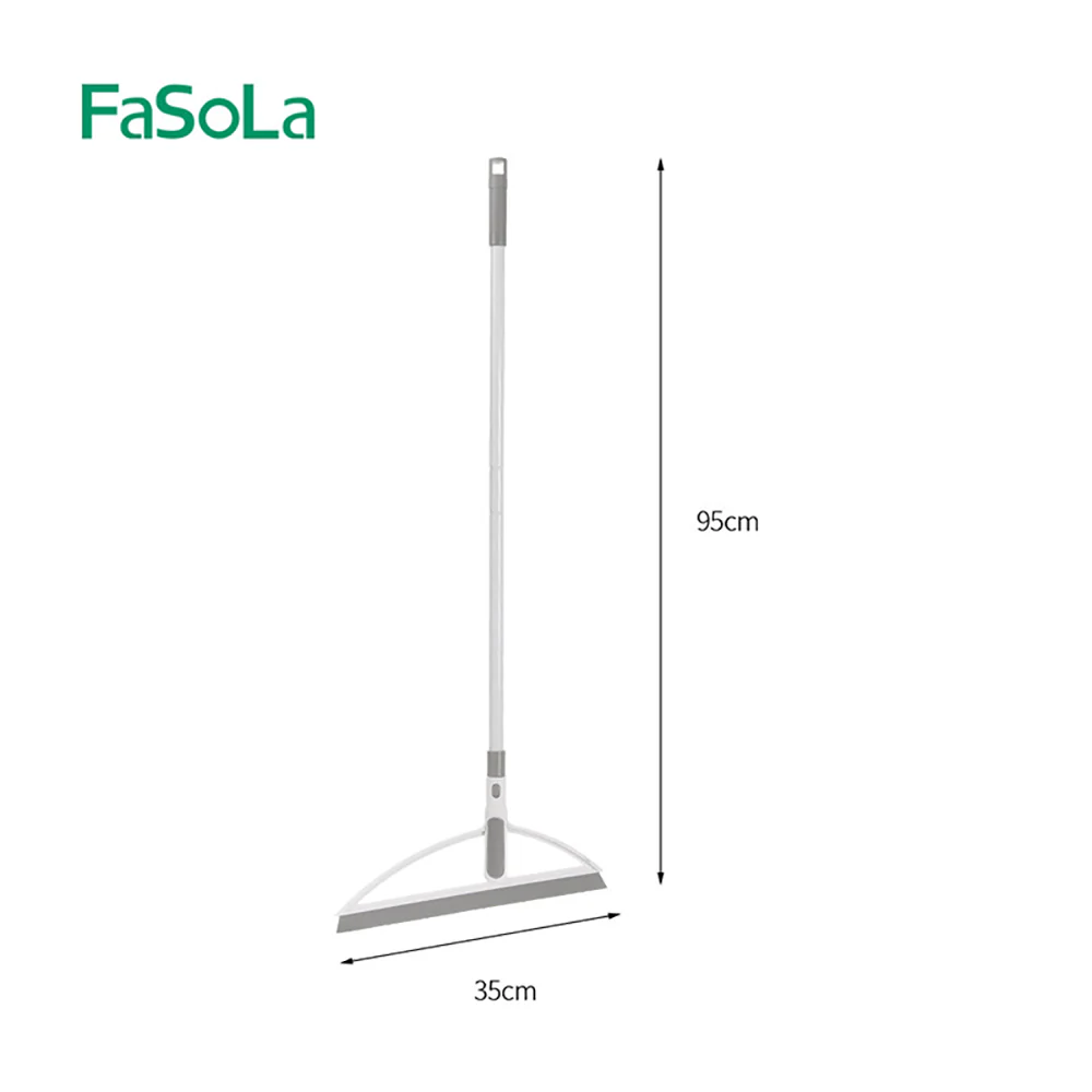 FaSoLa Curved Soft Rubber Broom - Gray - Image 5