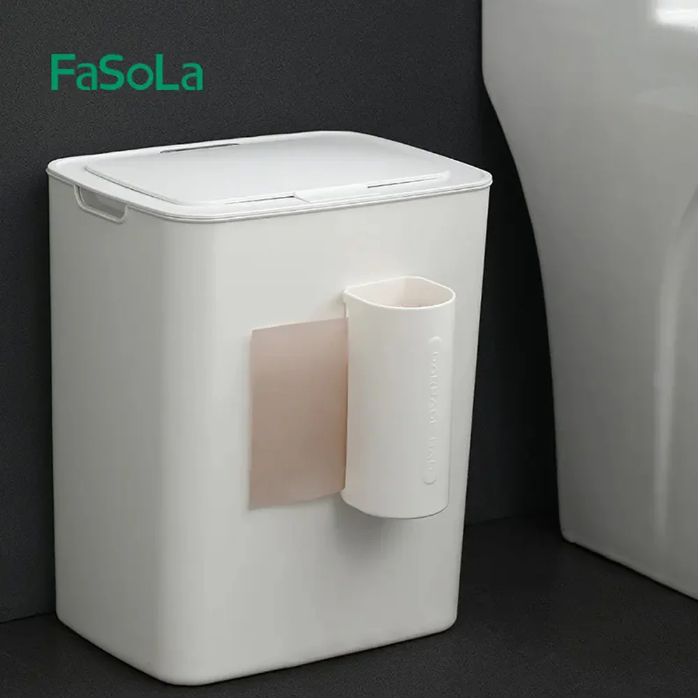 FaSoLa Cylindrical Garbage Bag Dispenser - White, 13.5*6*6.3cm - Image 4