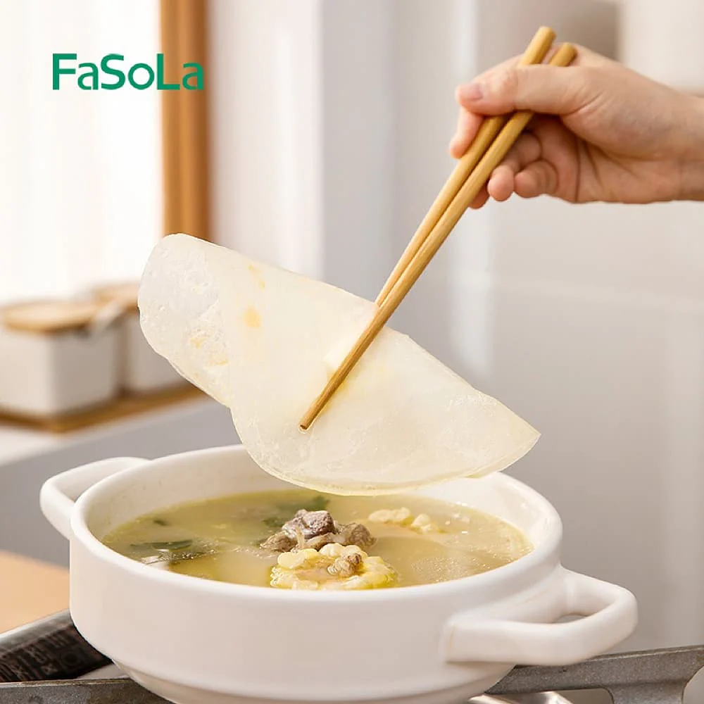 FaSoLa Defoaming Oil Absorbent Paper - 20 Pieces, 20cm Diameter - Image 4